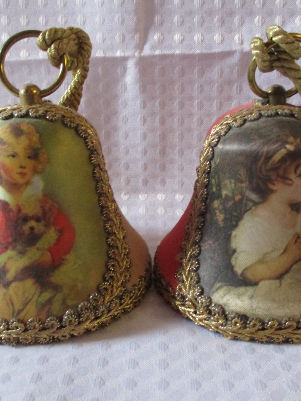 Vintage 1976 & 1977 (2) Reuge Collector's Mother's Day Musical Bells Switzerland
